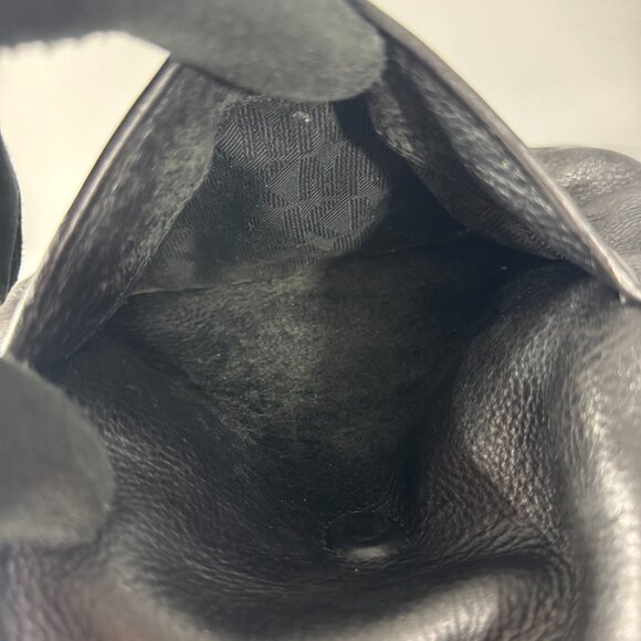 Michael Michael Kors Black Leather Bucket Shoulder Bag - Picture 13 of 15